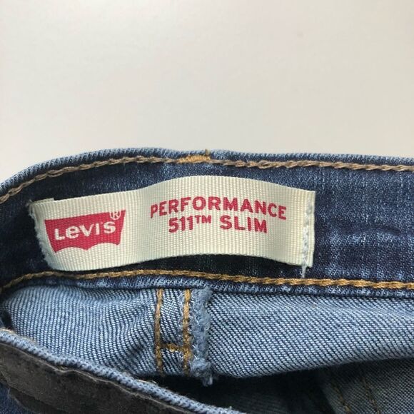 Levi’s performance 511 slim dark Wash denim jeans - Picture 10 of 12
